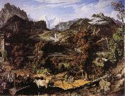 Joseph Anton Koch Swiss Landscape Spain oil painting artist
